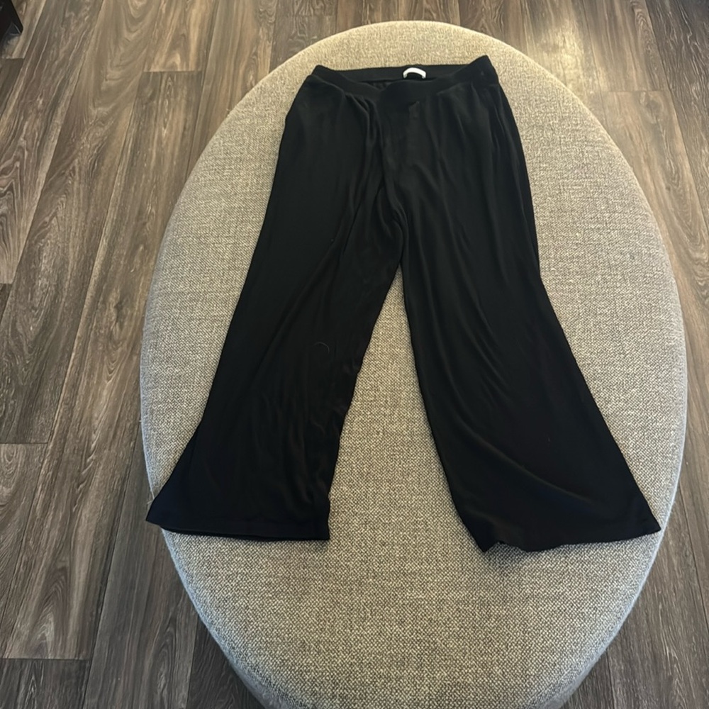 Skin size 1 black wide leg pants